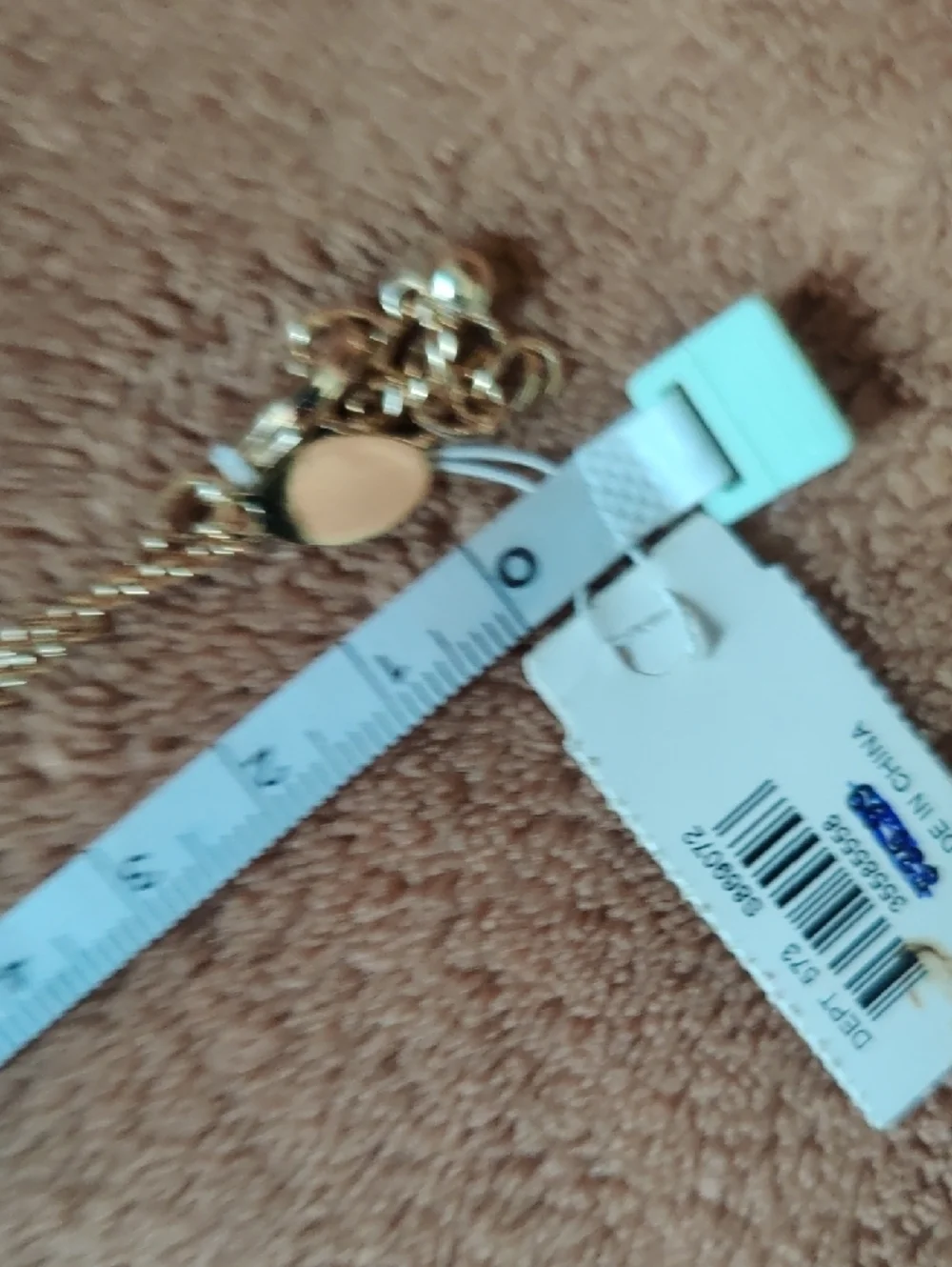 Ann Taylor Gold and Black Crescent Pendant Necklace